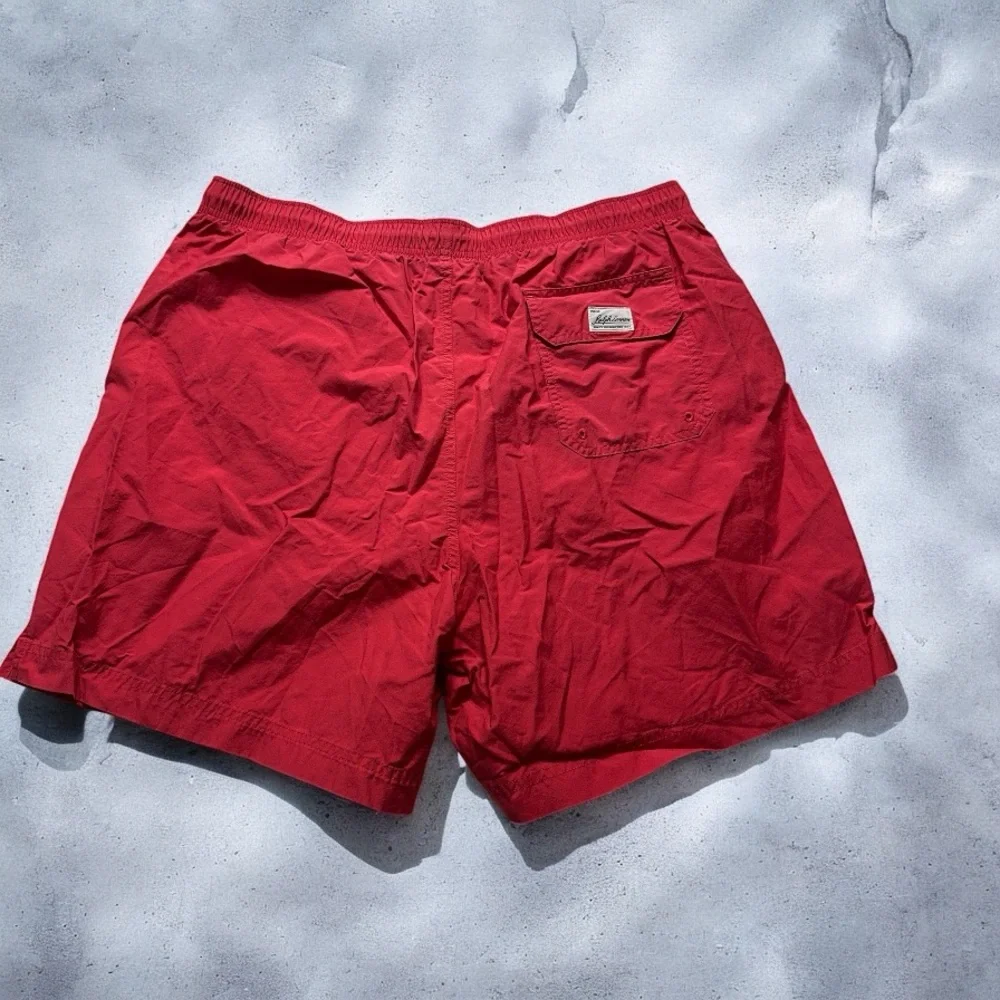 Vintage Ralph Lauren Polo Sport Swim Trunks Men’s 2XL Red Logo